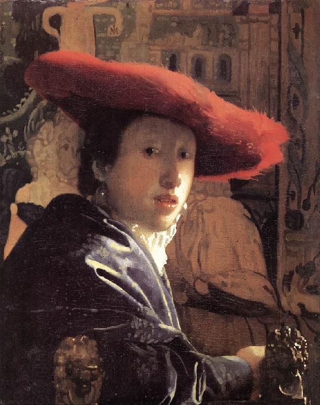 Jan Vermeer Girl with Red Hat China oil painting art